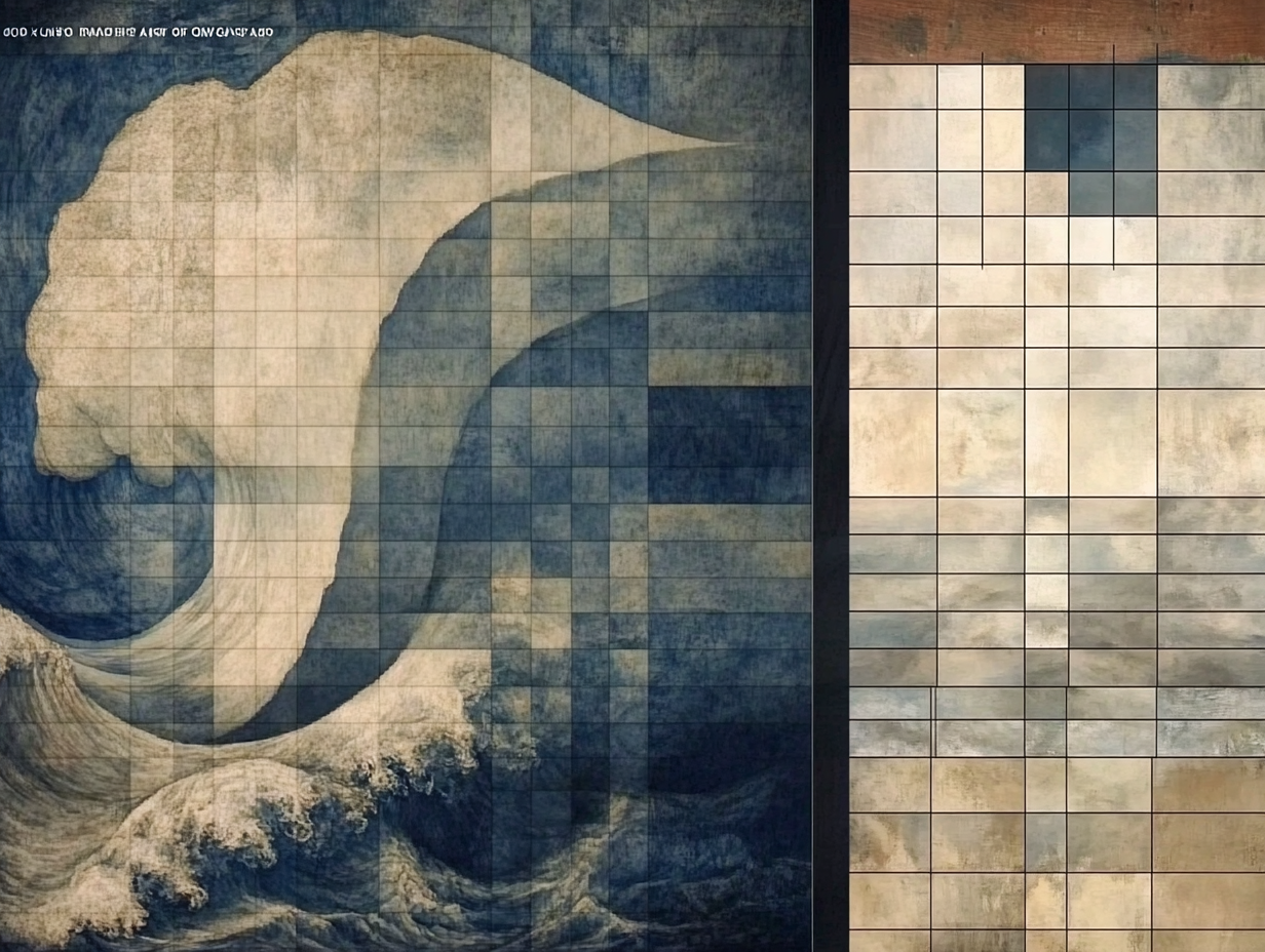 Image demonstrating conversion of photo to grayscale for painting and revealing tonal values in art